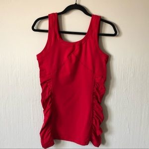 Kiragrace red yoga tank top — New with tags